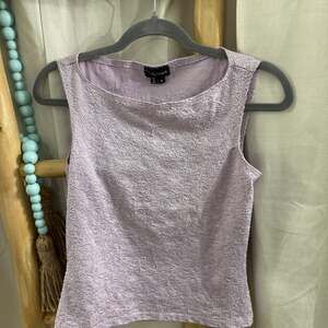 My Michelle Pastel Purple Scoop Neck Sleeveless Tank Top Blouse